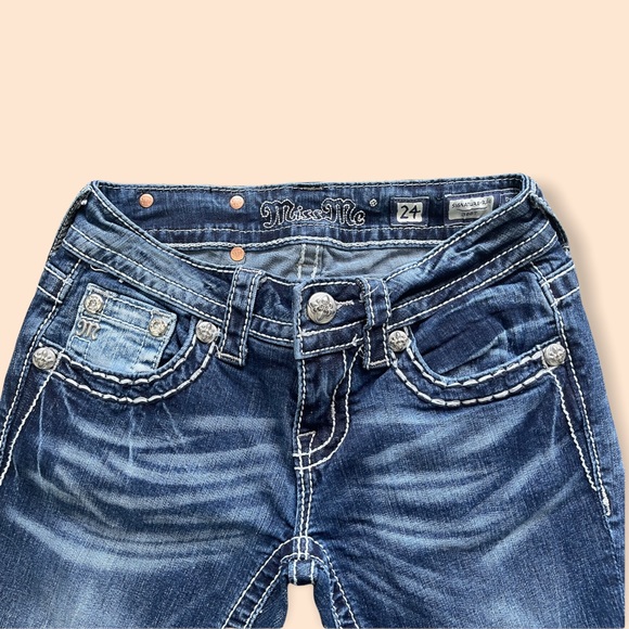 Miss Me Boot Cut Jeans - Picture 1 of 3